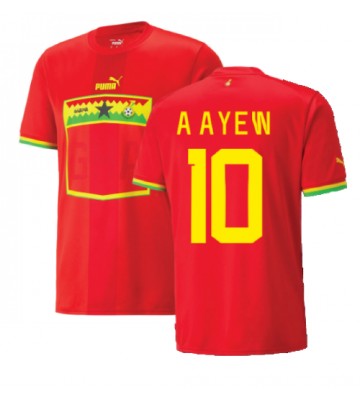 Ghana Andre Ayew #10 Udebanetrøje VM 2022 Kort ærmer